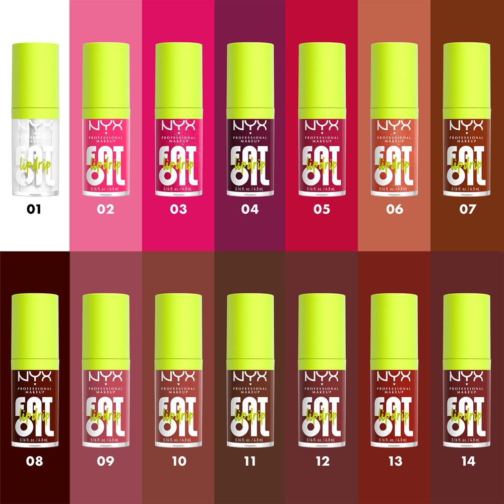 NYX PROFESSIONAL MAKE UP BURRO CORPO FAT OIL #trasparente 1 pz