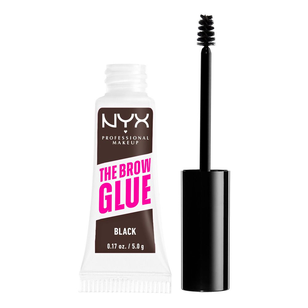 NYX PROFESSIONAL MAKE UP THE BROW GLUE gel sopracciglia #black 5 gr