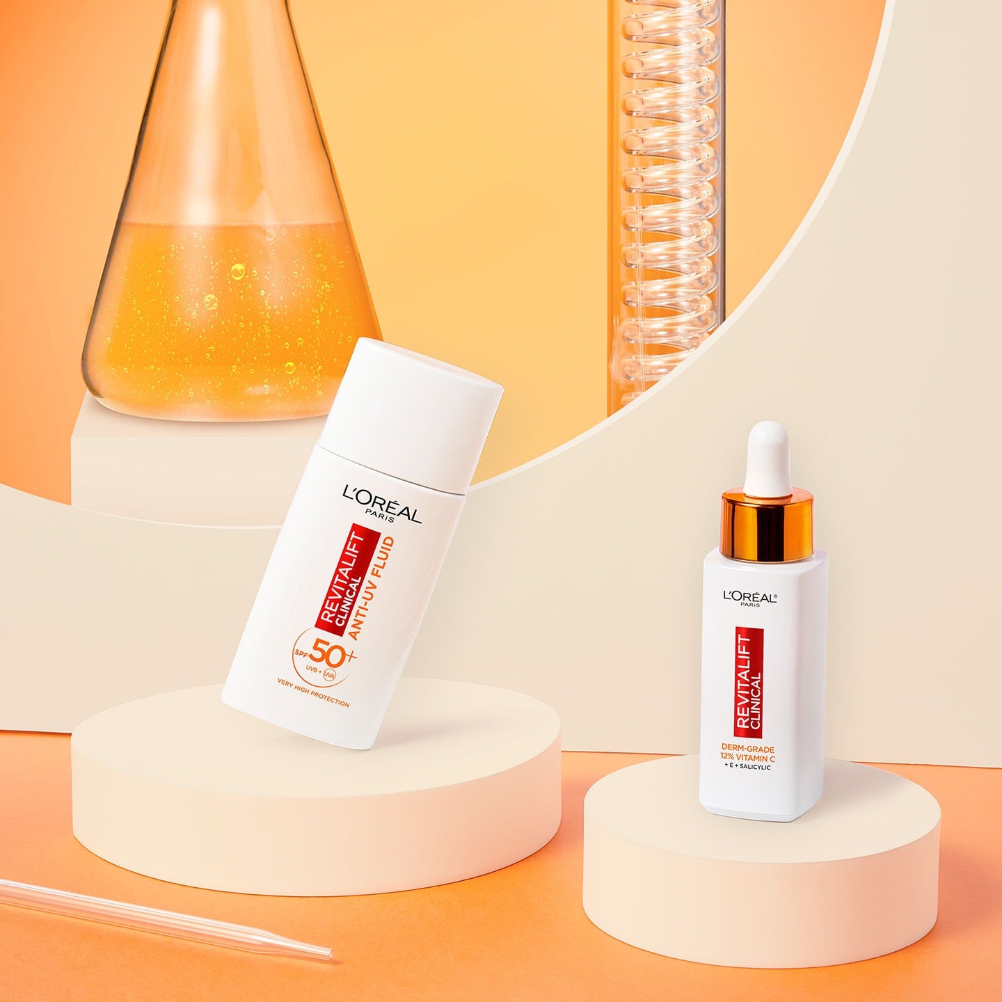 L'ORÉAL PARIS REVITALIFT VITAMIN C fluido quotidiano colorato illuminante SPF30 40 ml