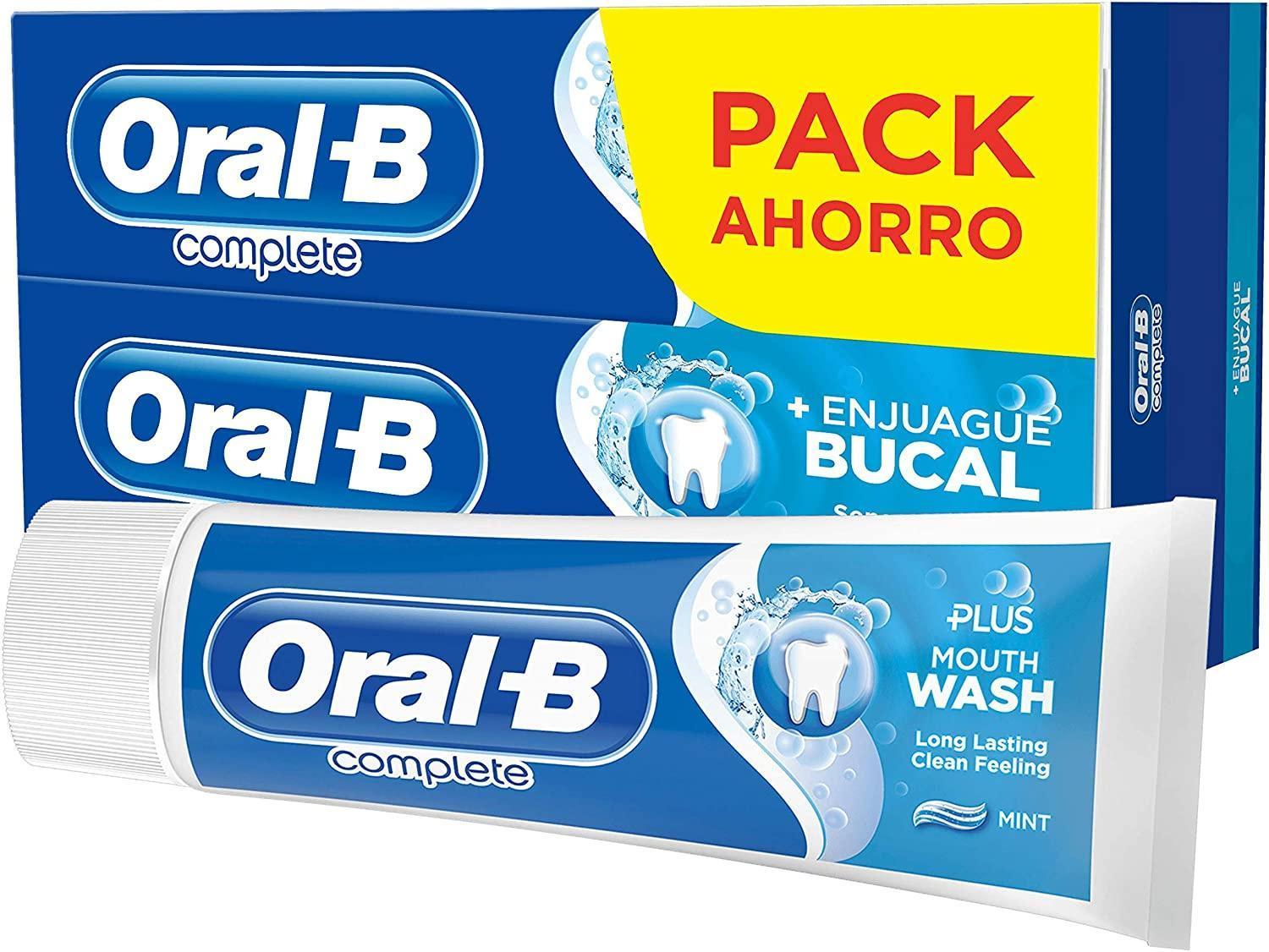 ORAL-B COMPLETE PLUS dentifrice protection & nettoyage lot de 2 x 75 ml