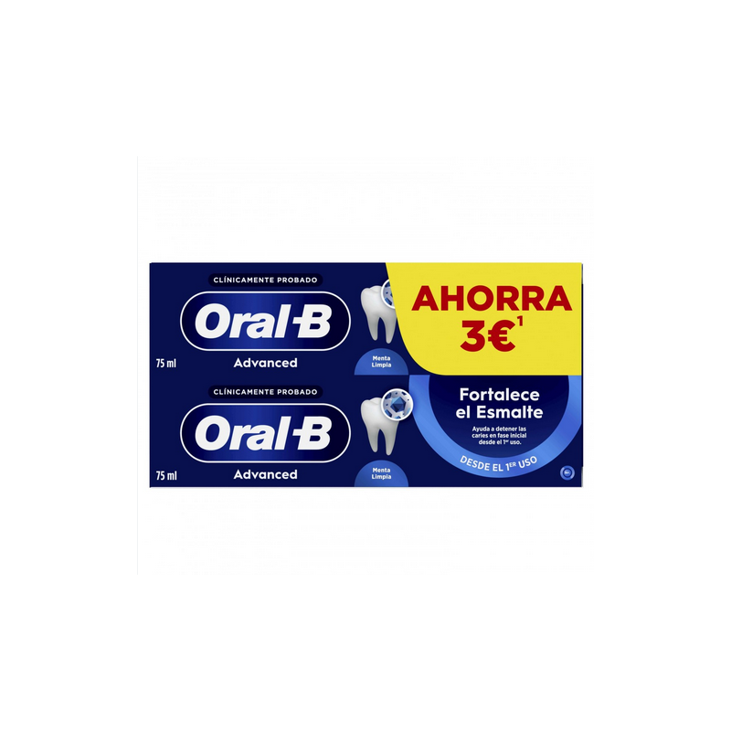 DENTIFRICIO ORAL-B RINFORZA SMALTO 2 x 75 ml