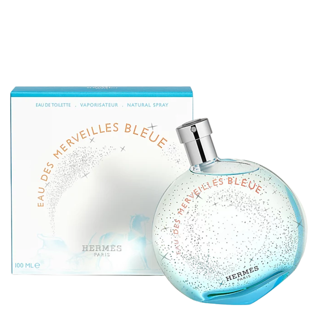 HERMÈS EAU DES MERVEILLES BLEUE eau de toilette spray 100 ml