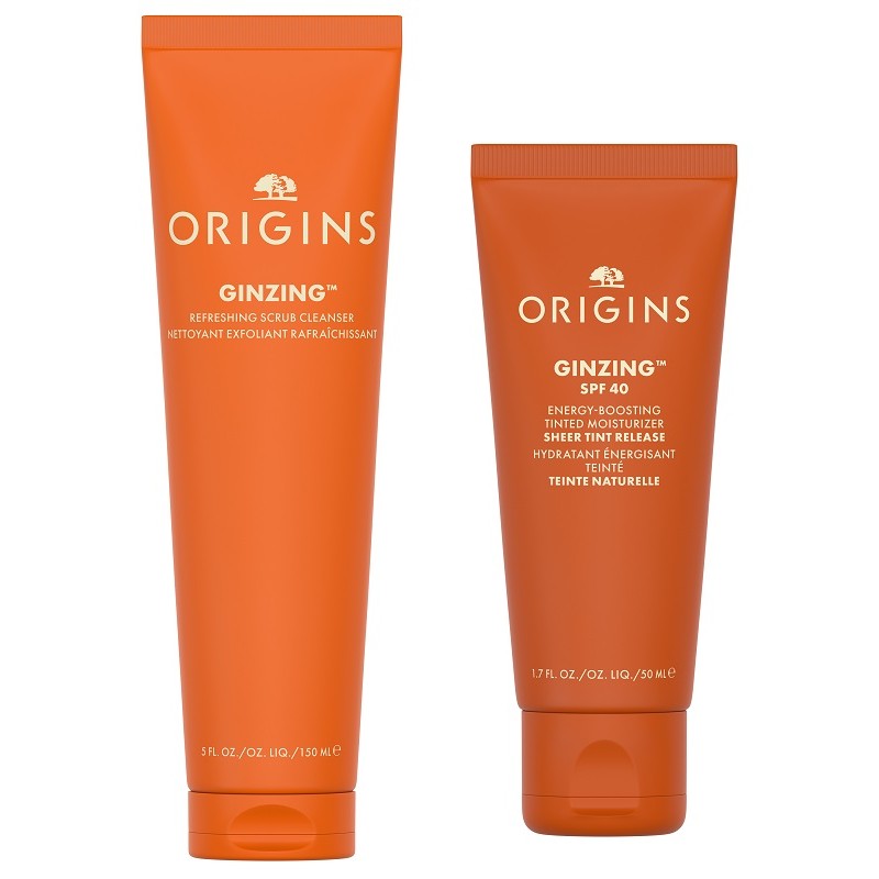 ORIGINS GINZING CREMA IDRATANTE COLORATA ENERGIZZANTE SPF 40 Confezione da 2