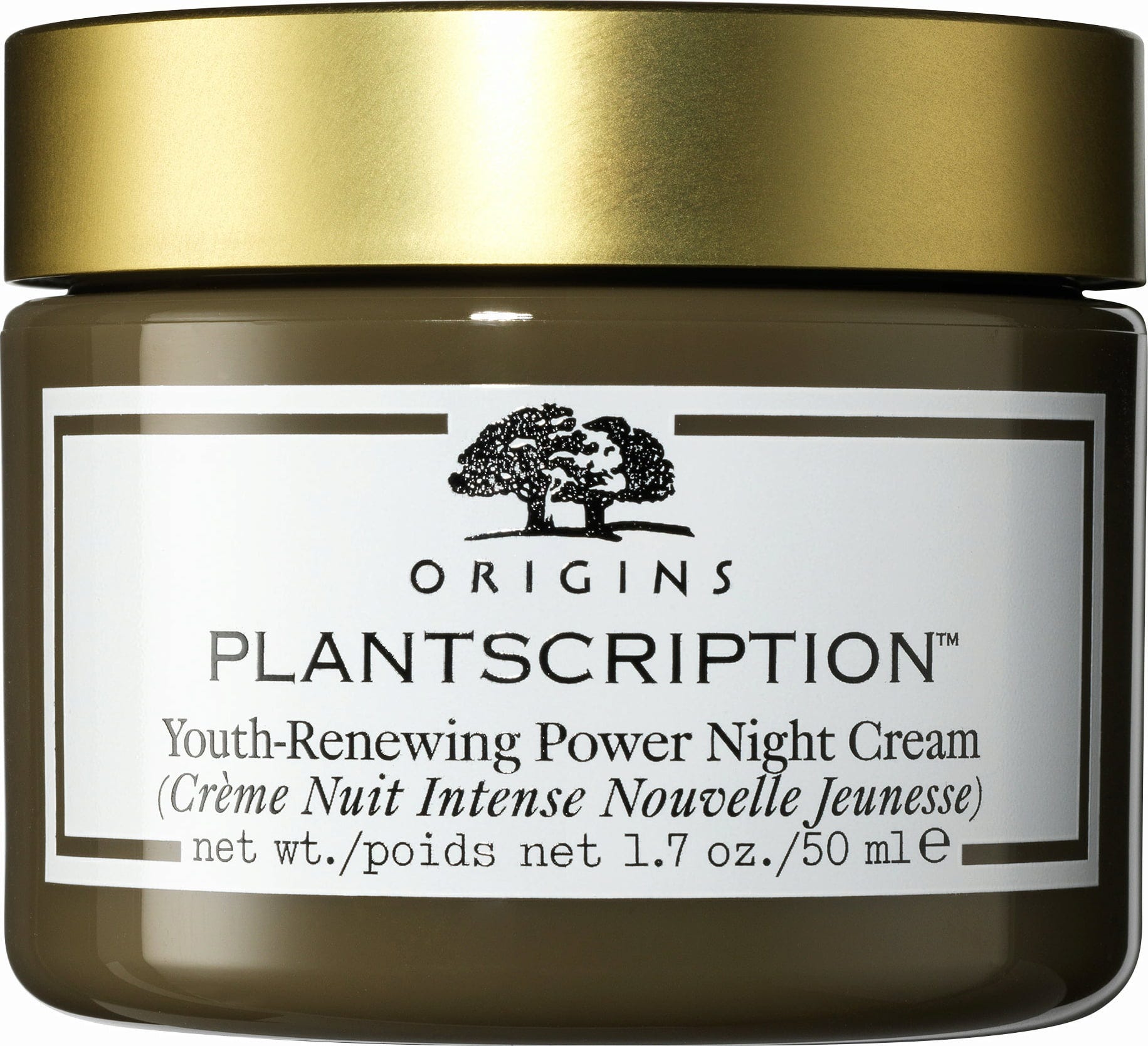 ORIGINS Plantscription™ Crema Notte Potente Rinnovatrice di Giovinezza 50 ml