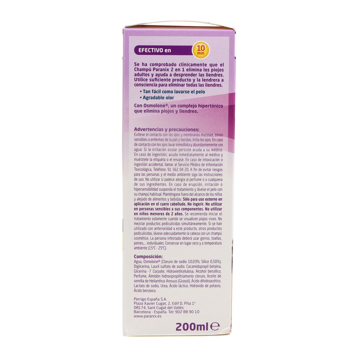 PARANIX ELIMINA PIDOCCHI E LENDINI SHAMPOO SET 2 pz