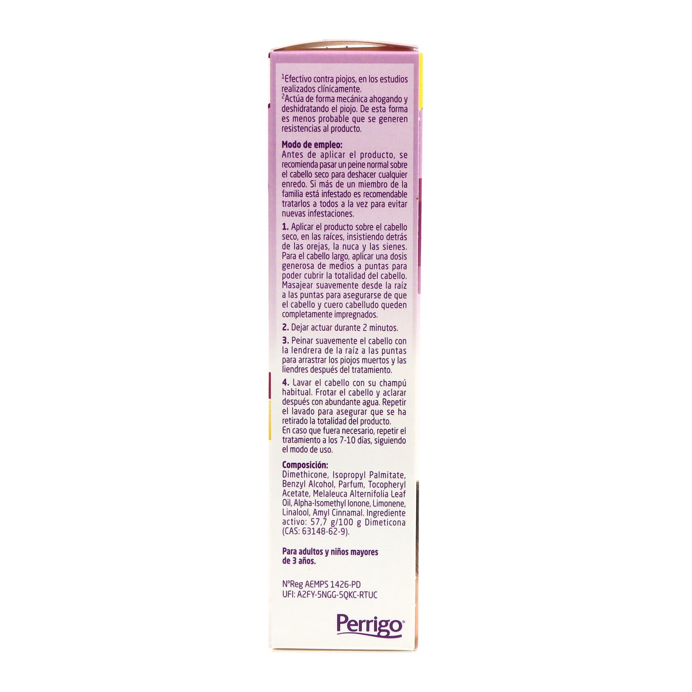 PARANIX ELIMINATES LICE AND NITS SPRAY LOT 2 pz