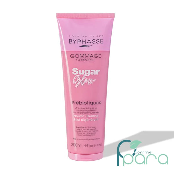 BYPHASSE SUGAR GLOW esfoliante corpo prebiotico 300 ml