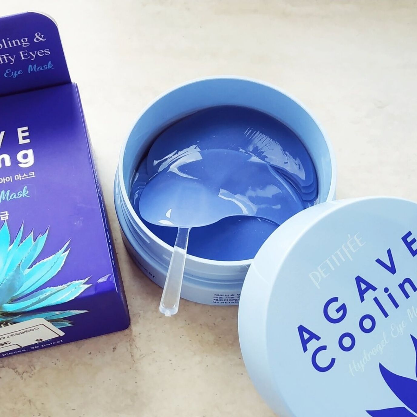 PETITFÉE AGAVE COOLING maschera contorno occhi idrogel 60 u