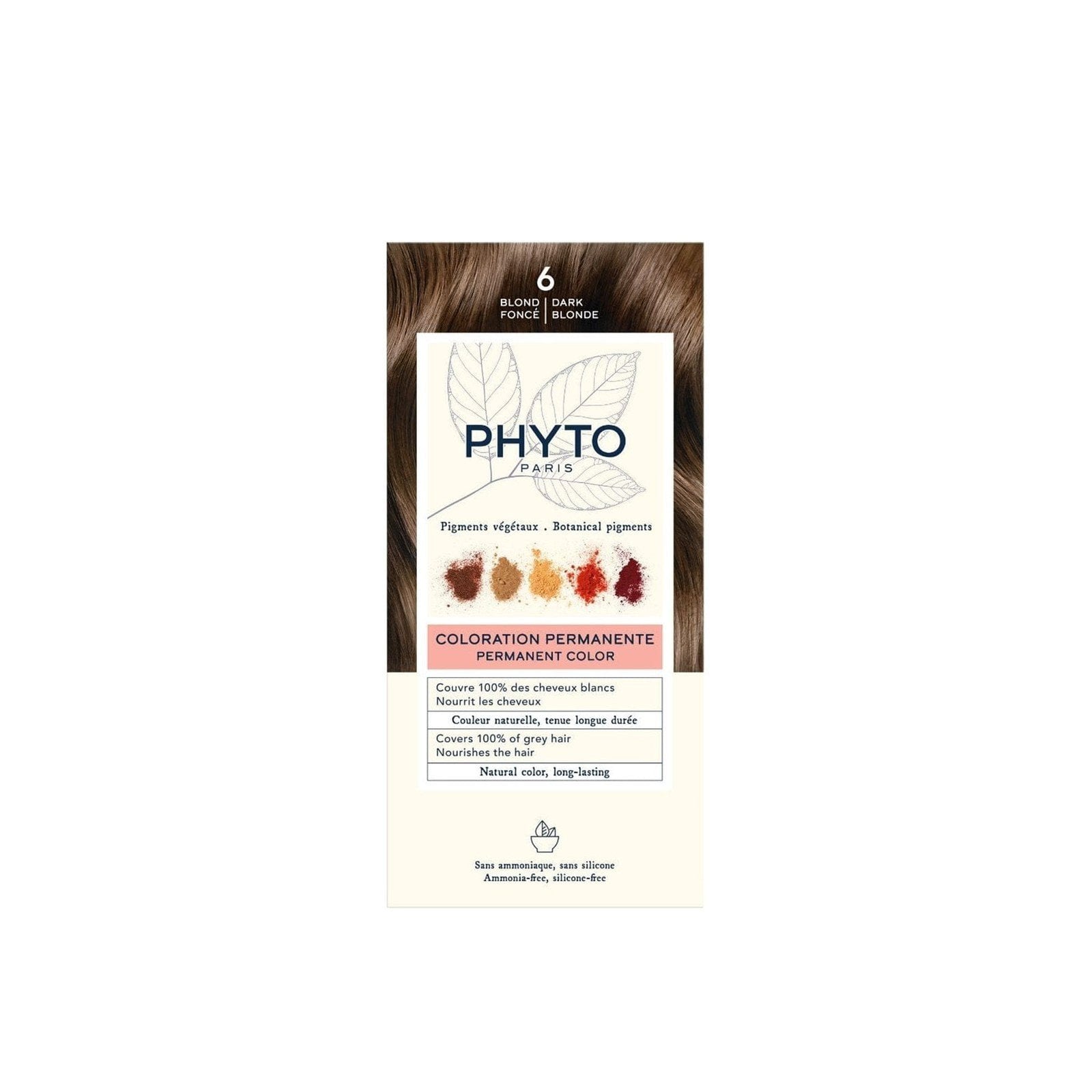 PHYTOCOLOR #6.66-Castano Chiaro Ciliegia Intenso 4 u