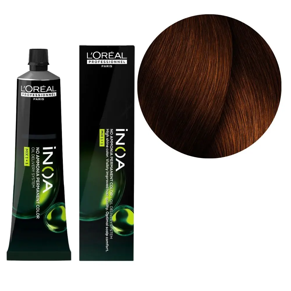 L'ORÉAL PROFESSIONNEL PARIS INOA colorazione permanente senza ammoniaca #4.45 60 gr