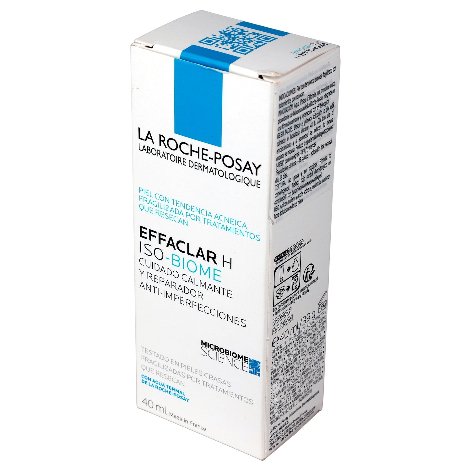 LA ROCHE POSAY EFFACLAR HISO-BIOME crema idratante viso per pelle grassa a tendenza acneica 40 ml