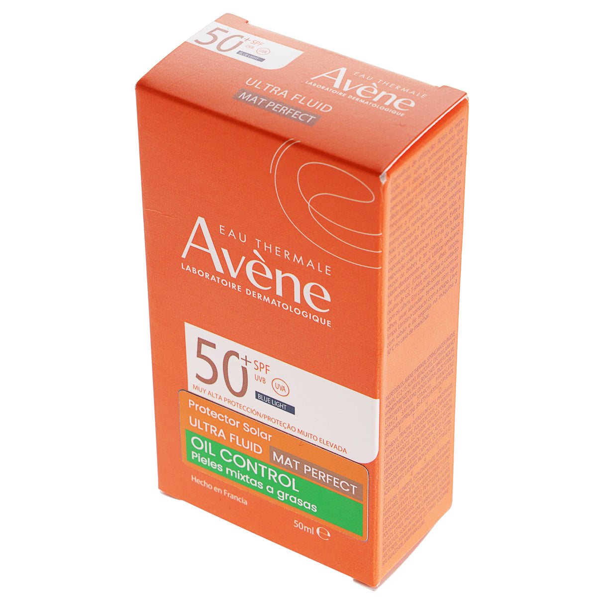AVÈNE SOLAIRE ULTRA FLUID MAT PERFECT écran solaire visage universel SPF 50 50 ml