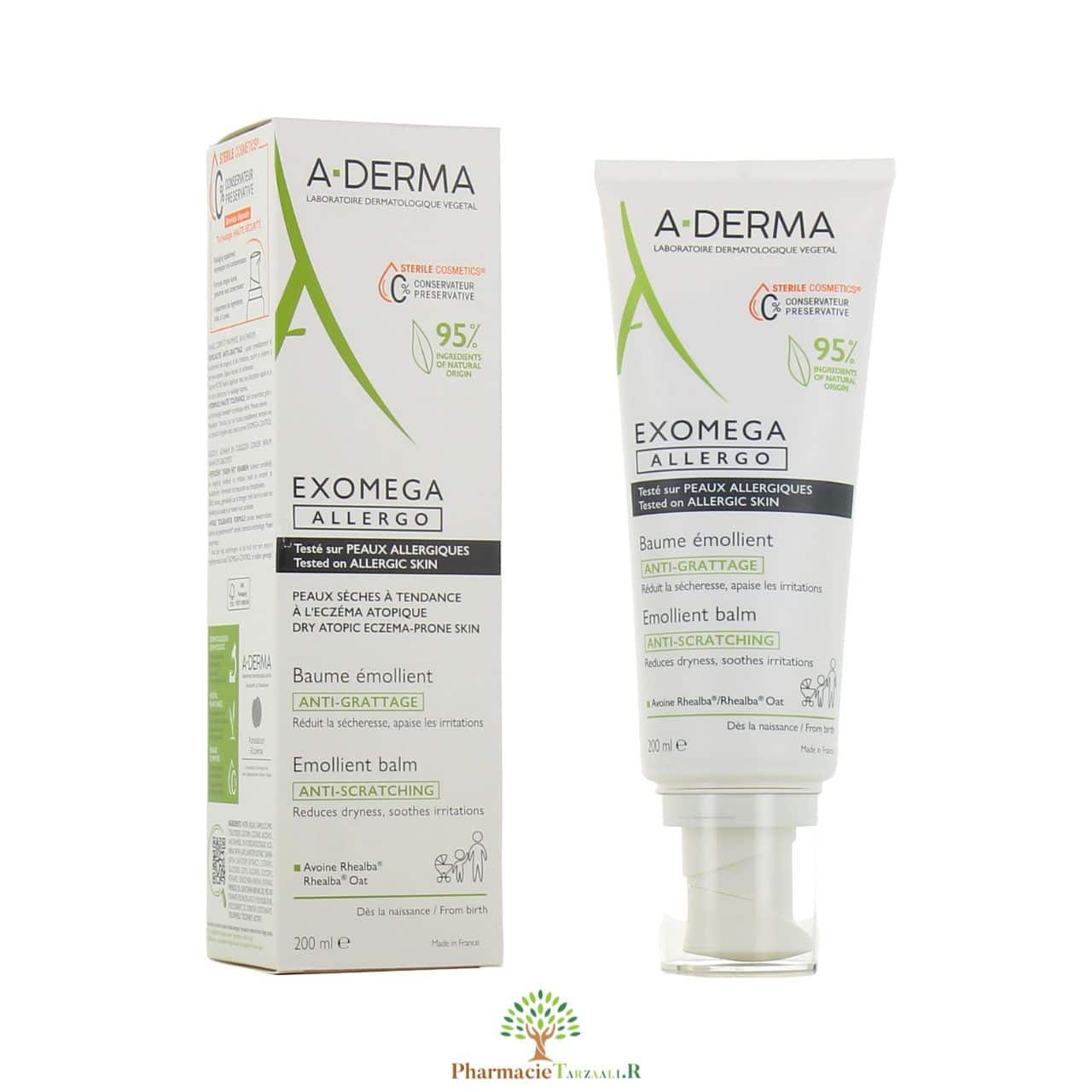 A-DERMA EXOMEGA CONTROL emollient balm for atopic skin 200 ml