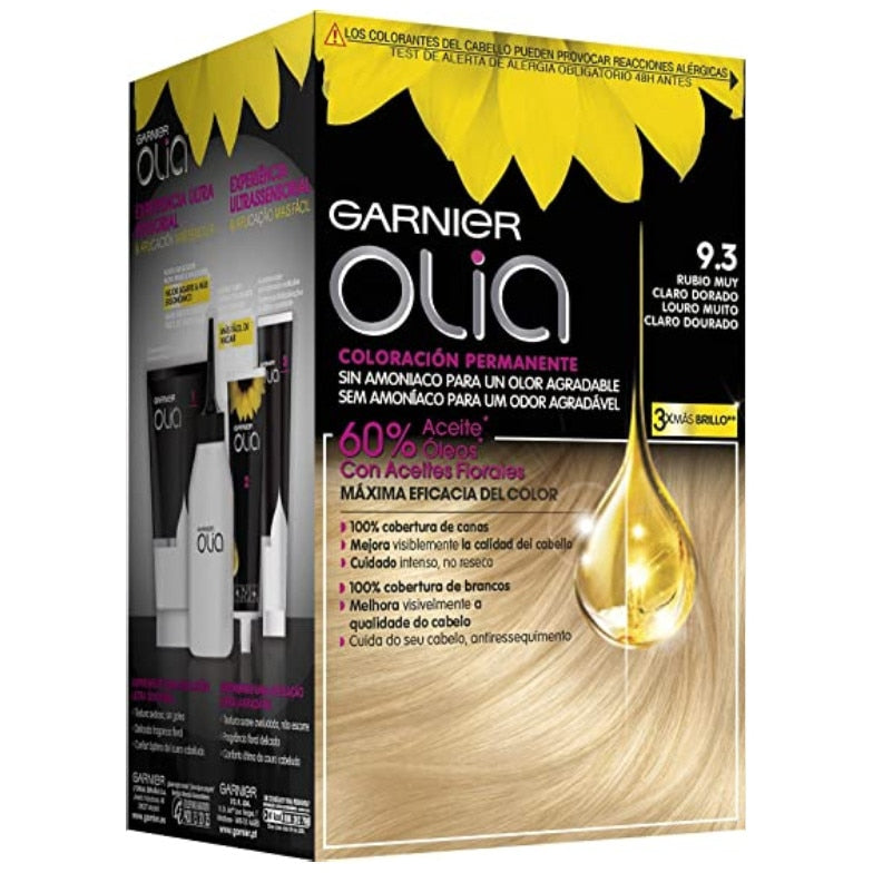 GARNIER OLIA Colorazione Permanente #9,3 Biondo Chiarissimo Dorato 1 pz
