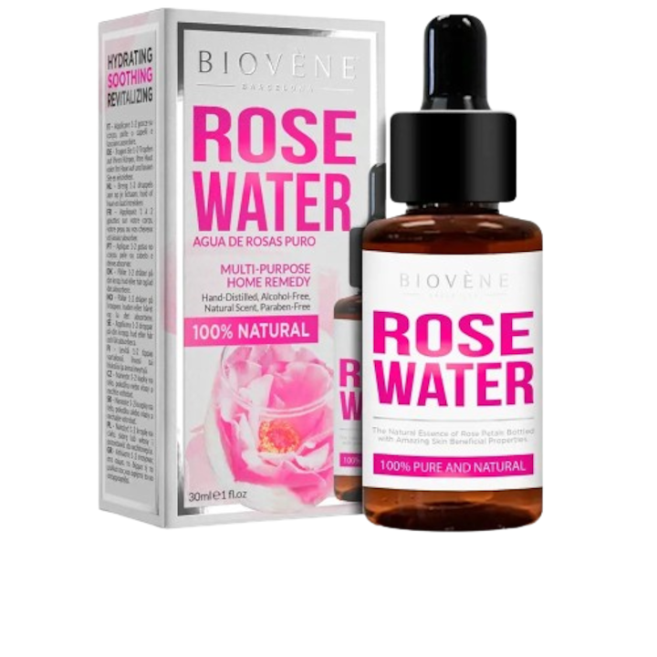 BIOVÈNE EAU DE ROSE PURE ET NATURELLE remède maison multi-usage 30 ml