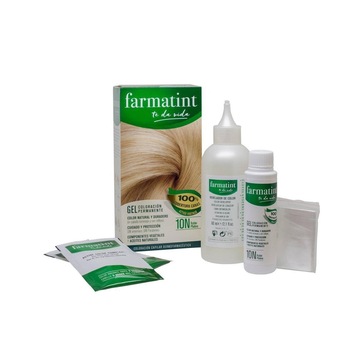 FARMATINT GEL colorazione permanente #10n-biondo platino 5 unità