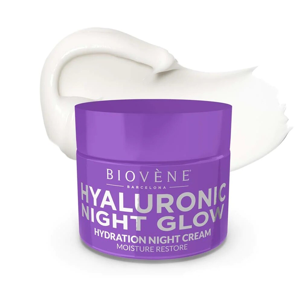 BIOVÈNE HYALURONIC NIGHT GLOW crema notte idratante riparatrice 50 ml