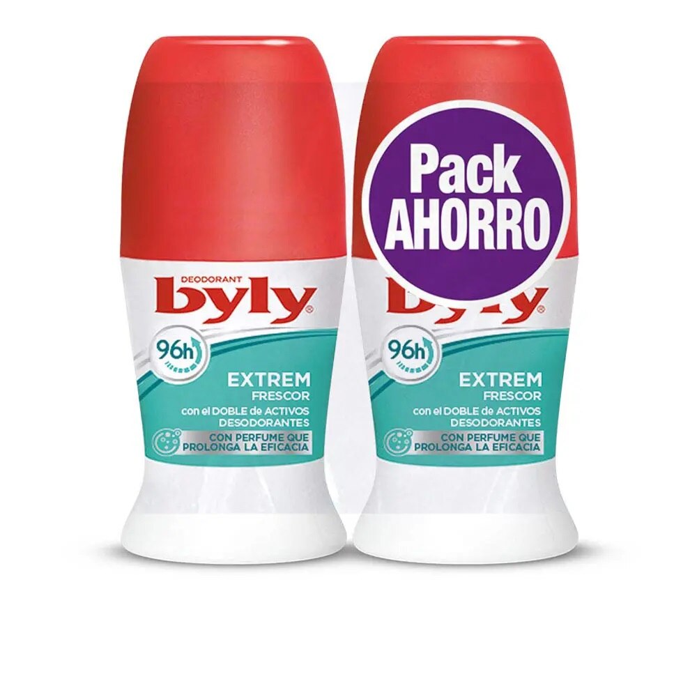BYLY EXTREM FRAÎCHEUR DÉODORANT À BILLE 96H lot de 2 x 50 ml