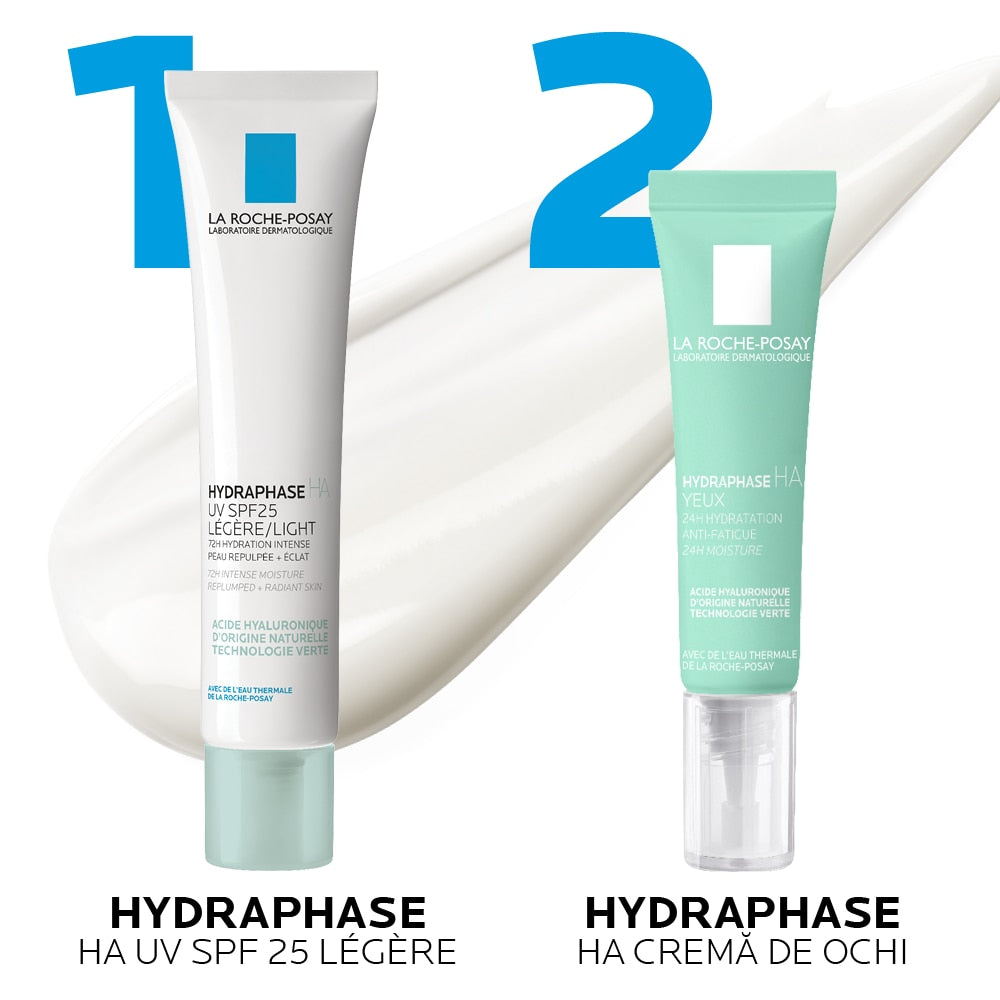 LA ROCHE POSAY HYDRAPHASE HA UV LEGGERA idrata e protegge dai raggi UV con acido ialuronico SPF25 40 ml