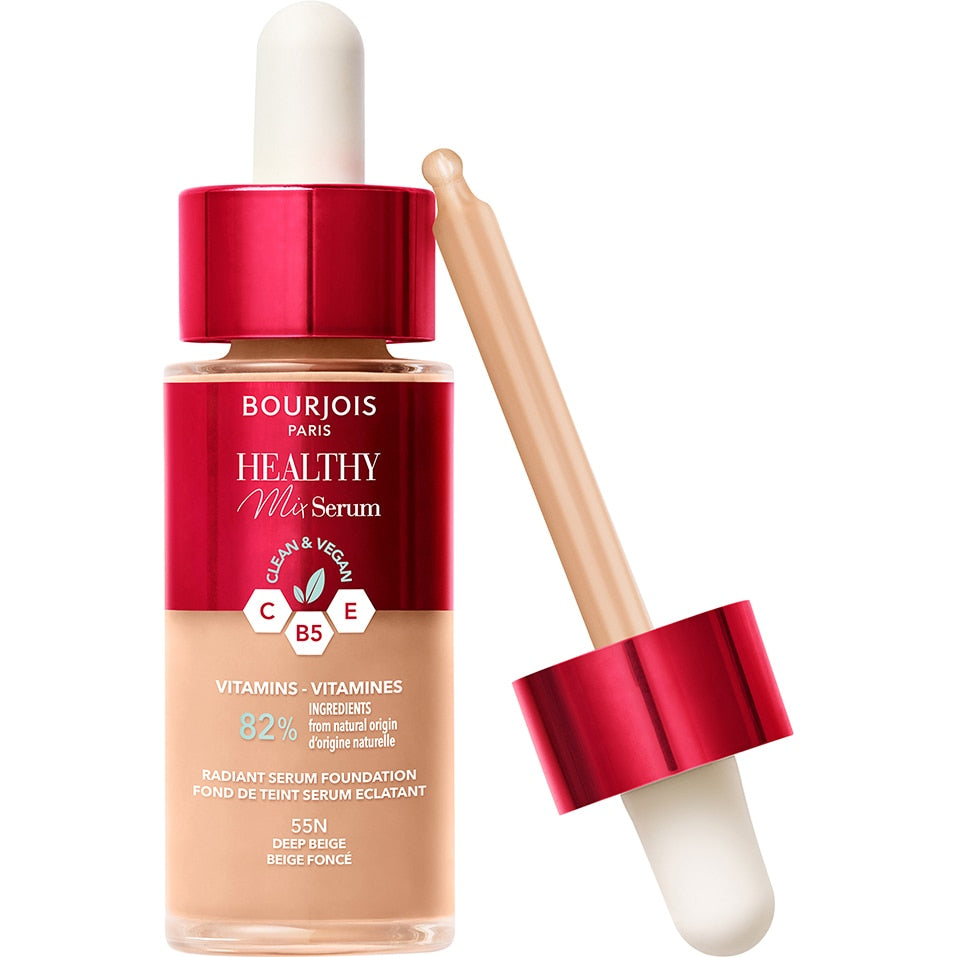 BOURJOIS HEALTHY MIX serum foundation makeup base #55N-deep beige 30 ml