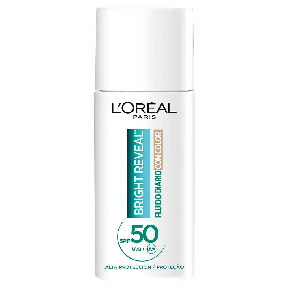 L'ORÉAL PARIS BRIGHT REVEAL Fluido Quotidiano con Niacinamide SPF50 #medio 50 ml