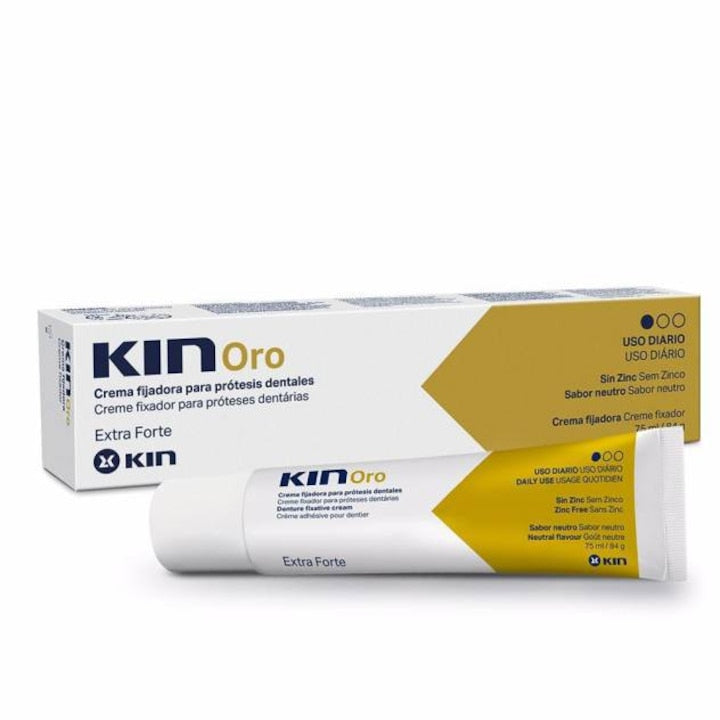 KIN ORO crema adesiva per protesi dentarie 75 ml