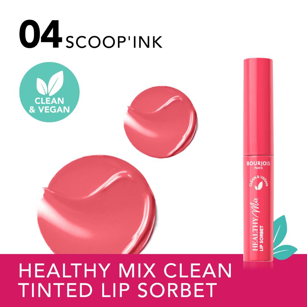 BOURJOIS HEALTHY MIX lip sorbet #04 Scoop'ink 7,4 gr