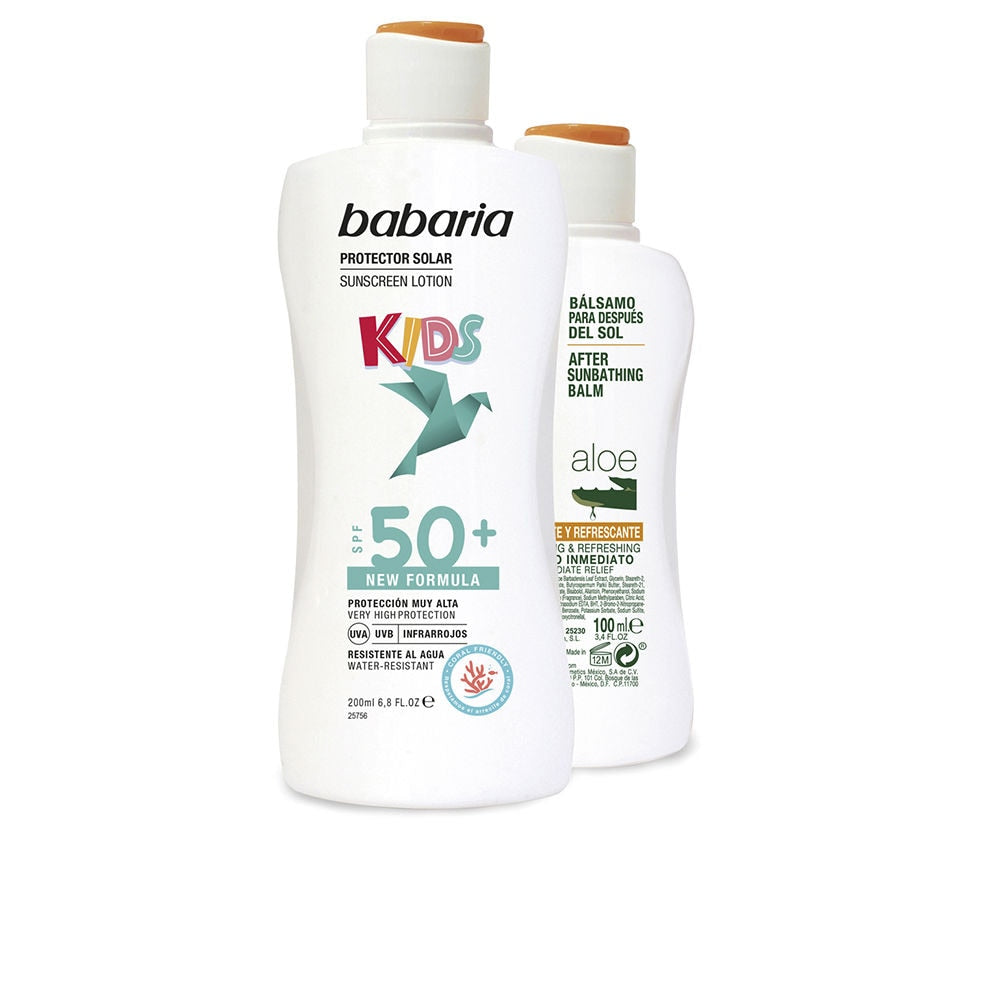 BABARIA SOLAIRE ENFANT LAIT SPF50+ LOT 2 pz