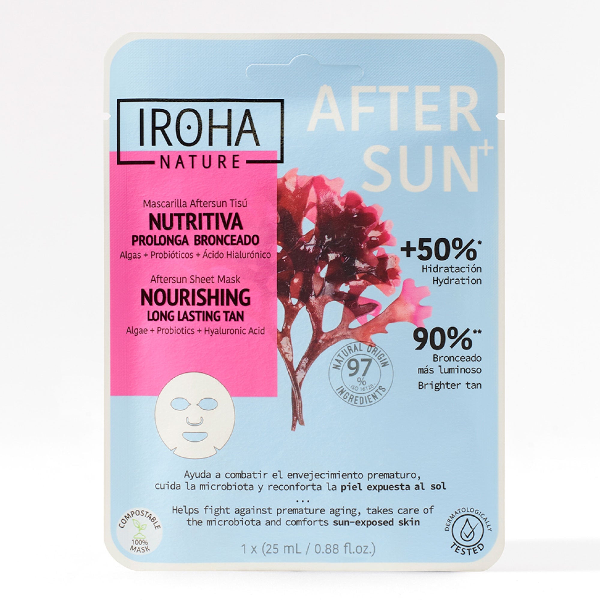 IROHA ALGAE abbronzatura nutriente lunga durata 1 pz