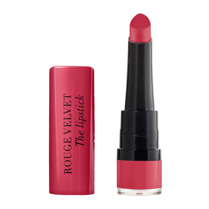 BOURJOIS ROUGE VELVET THE LIPSTICK #04 hip hip pink