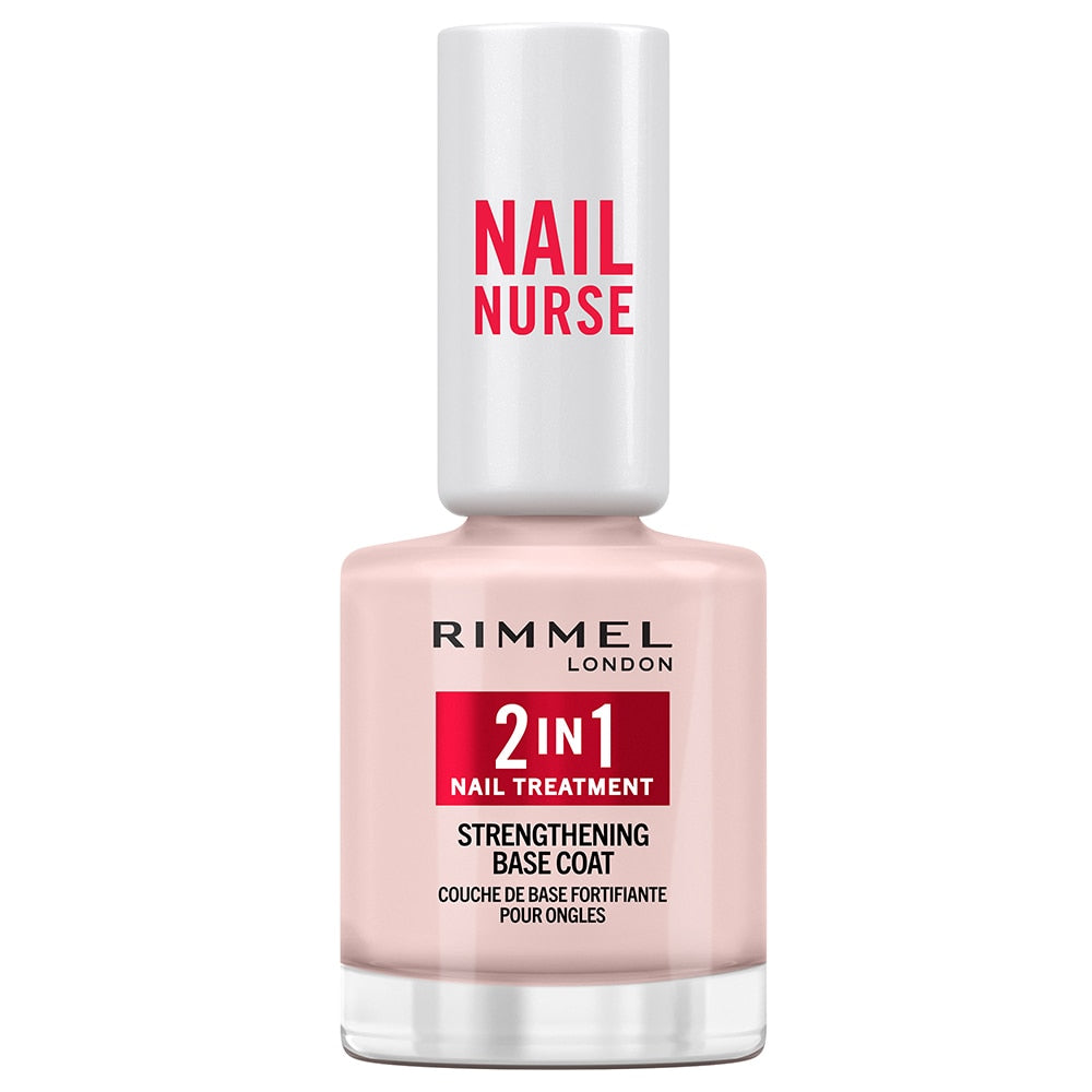 RIMMEL LONDON NAIL NURSE 2 IN 1 nail treatment &amp; Base Coat 12 ml