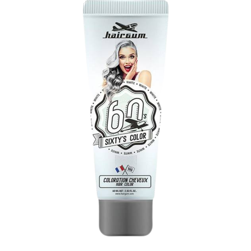 Colorazione per capelli HAIRGUM SIXTY'S COLOR #white