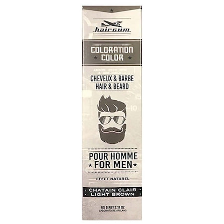 HAIRGUM COLORAZIONE tinta per barba e capelli #5.1-Castano Chiaro 60 gr
