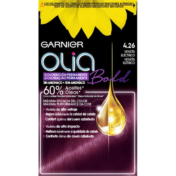 GARNIER OLIA colorazione permanente senza ammoniaca #4.26-viola elettrico 1 pz