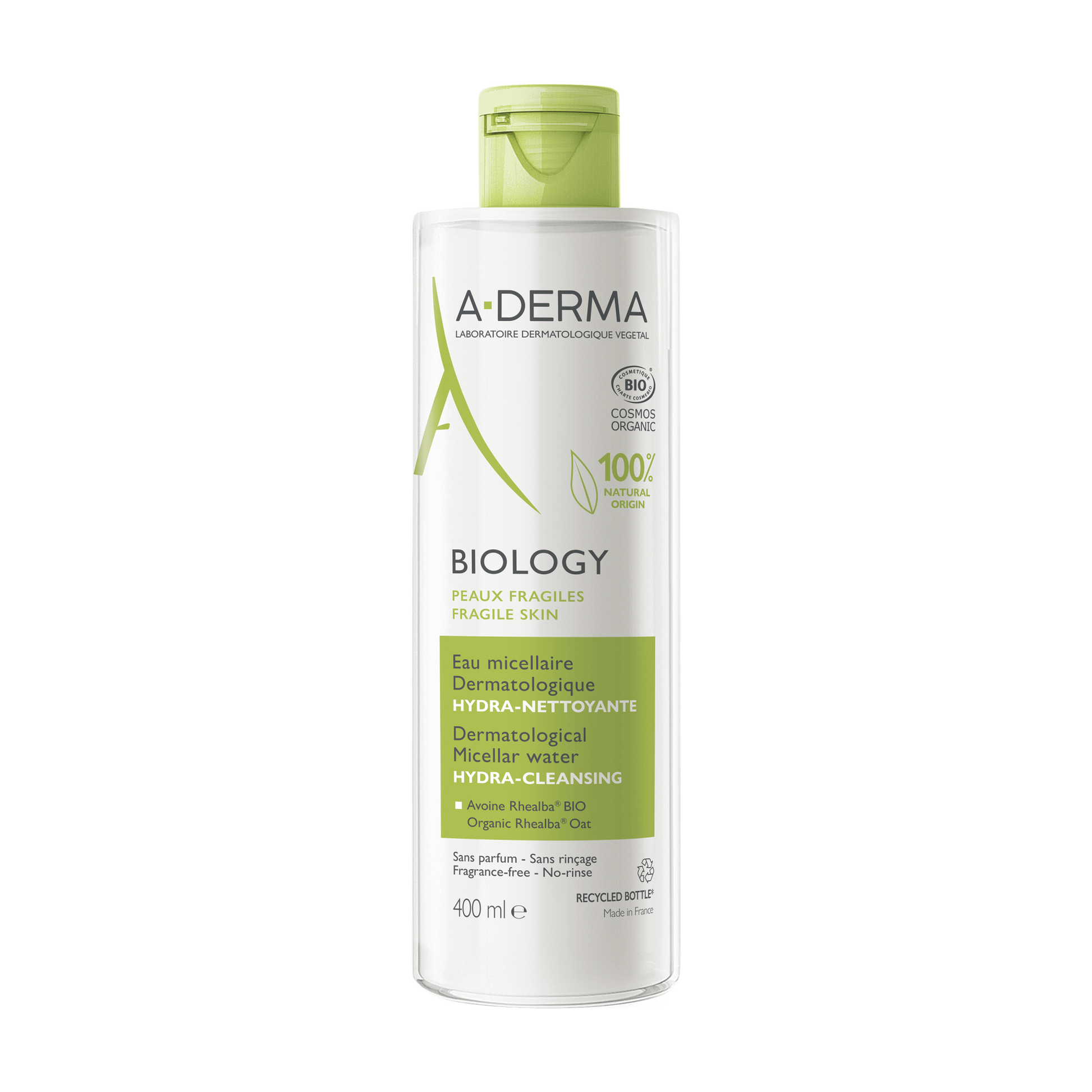 A-DERMA BIOLOGY dermatological micellar water 400 ml
