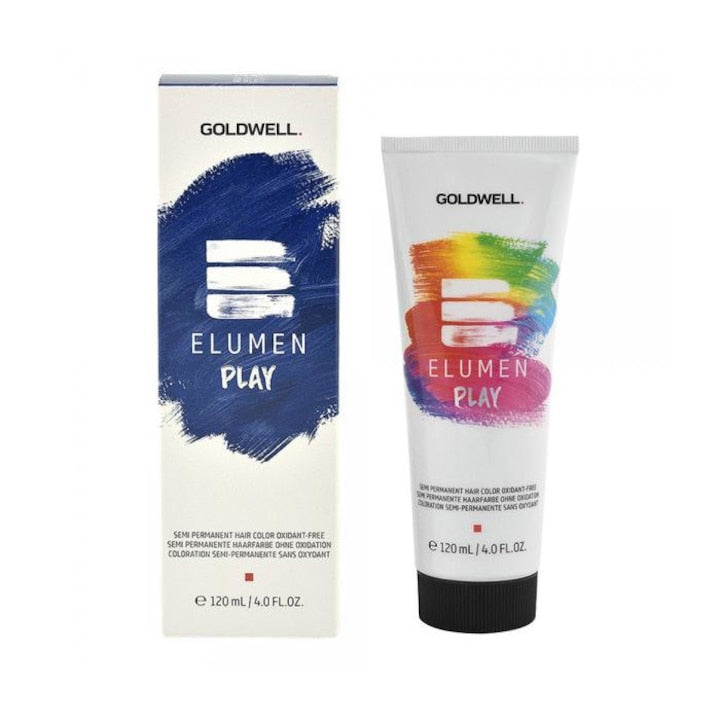 GOLDWELL ELUMEN PLAY coloration semi-permanente sans oxydant #bleu 120 ml