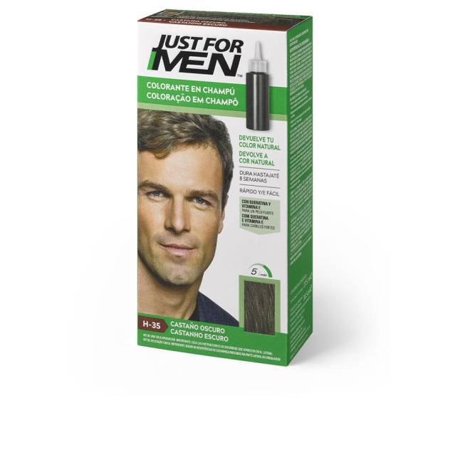 JUST FOR MEN COLORANTE in shampoo #scuro 30 ml