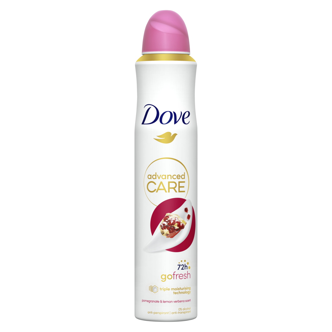 DOVE GO FRESH SOIN AVANCÉ grenade & citron déo vapo 200 ml