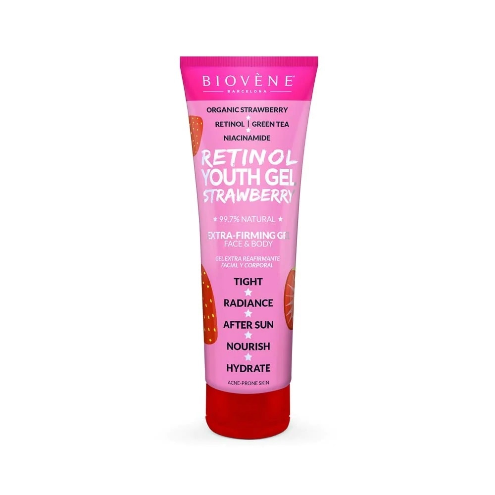 BIOVÈNE RÉTINOL GEL JEUNESSE FRAISE extra-raffermissant visage & corps 200 ml