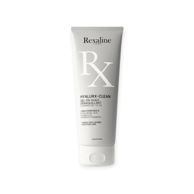 Gel struccante a base oleosa REXALINE HYALURX-CLEAN 125 ml
