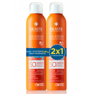 RILASTIL SUN SYSTEM SPF50+ BABY spray trasparente bipacco 2 x 200 ml