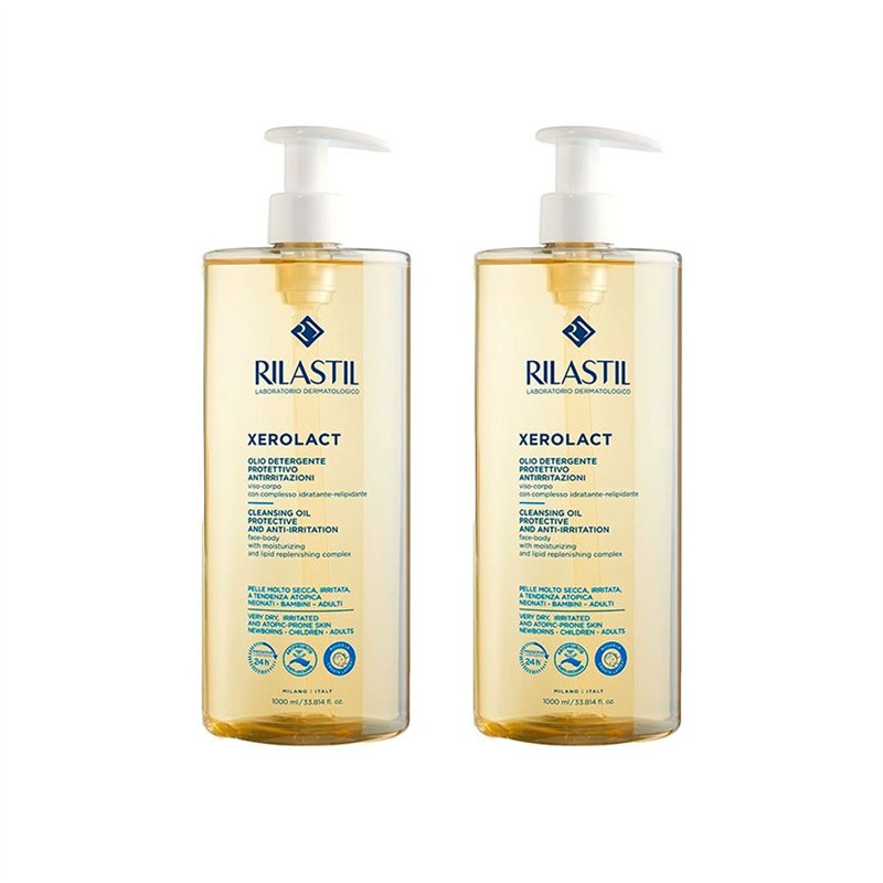 RILASTIL XEROLACT cleansing oil pack 2 x 1000 ml