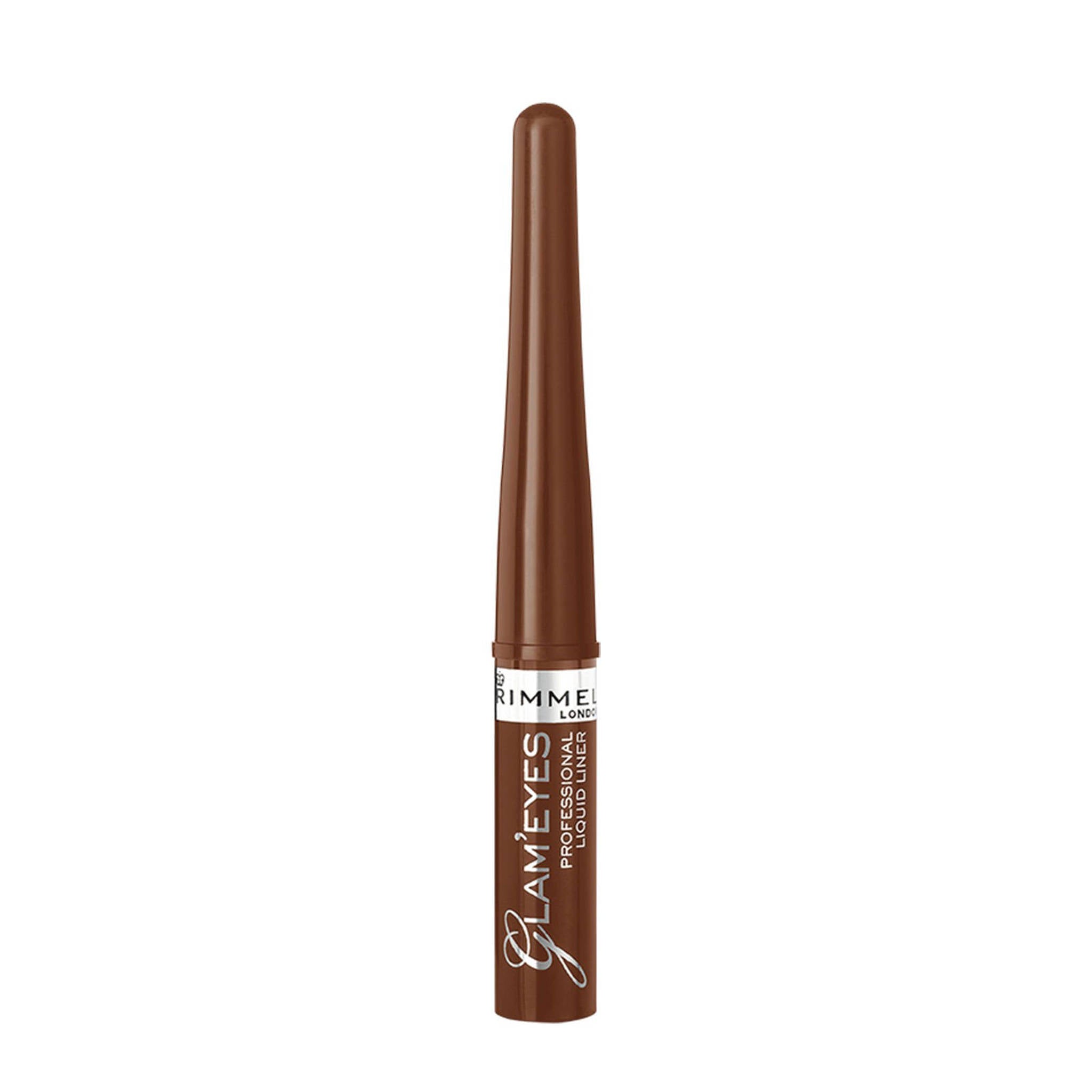 RIMMEL LONDON GLAM'EYES PROFESSIONAL eye-liner liquide #002 -marron