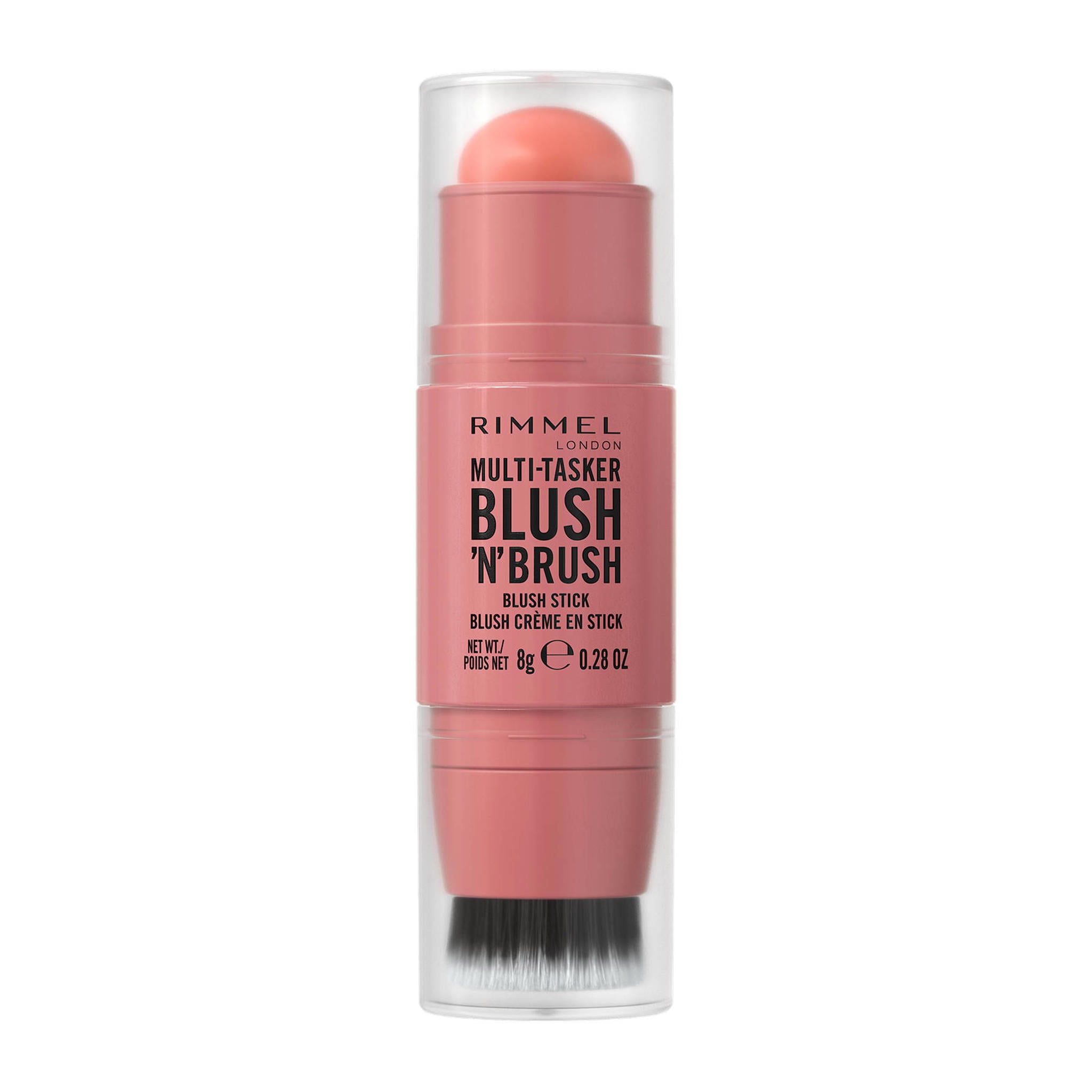 RIMMEL LONDON MULTI-TASKER BLUSH 'N' BRUSH stick #100-Cotton Candy 8 gr