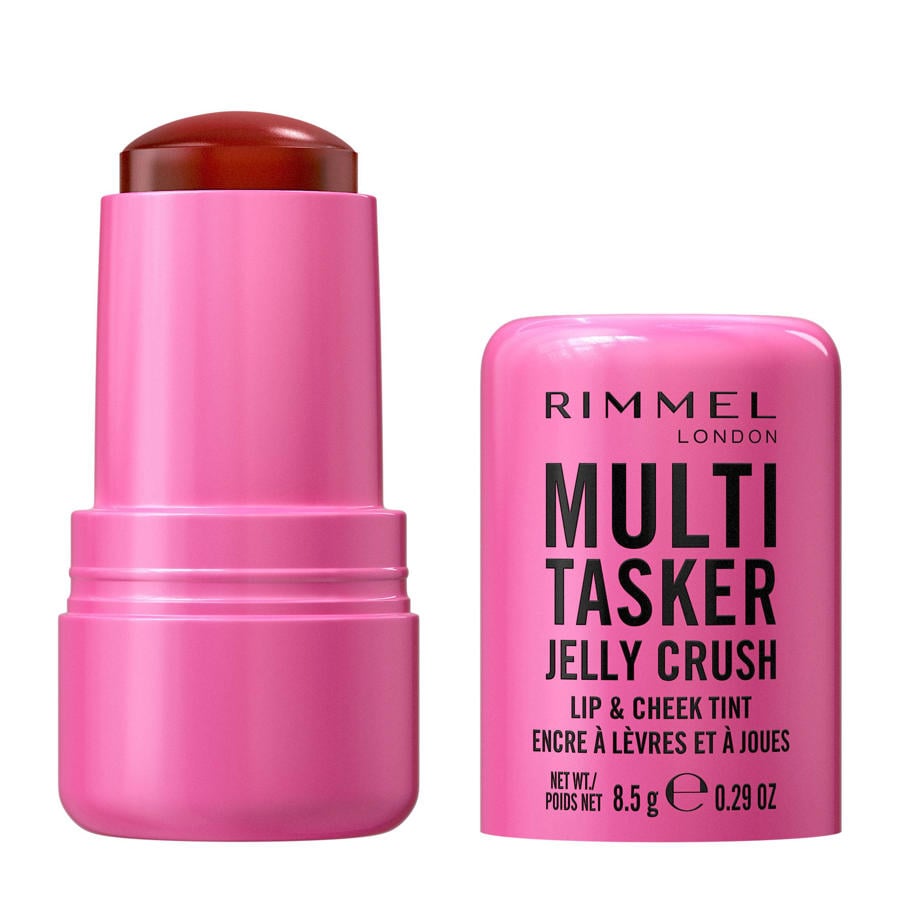 RIMMEL LONDON MULTITASKER JELLY CRUSH fard e stick labbra #150-Red Pepper 8,5 gr