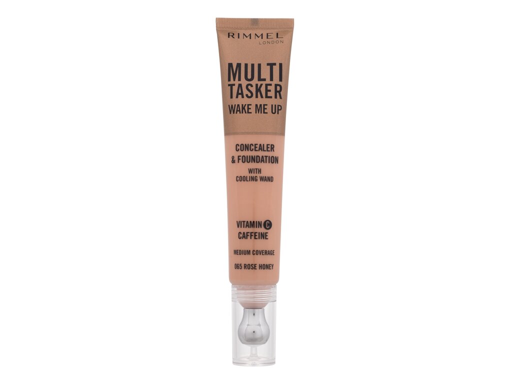 RIMMEL LONDON MULTITASKER WAKE ME UP correttore e fondotinta #Rose Honey 20 ml