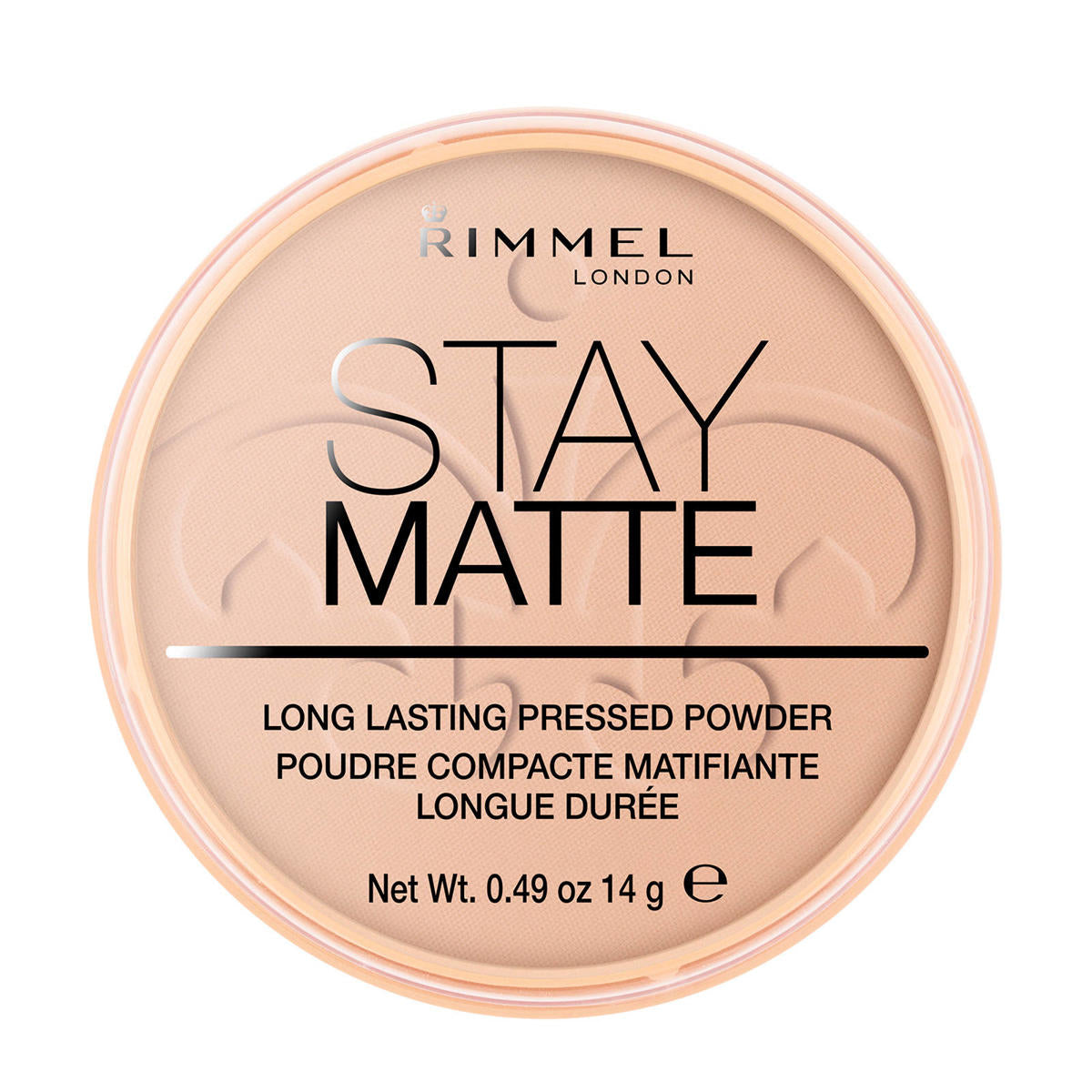 RIMMEL LONDON Poudre compacte STAY MATTE #005-silky beige