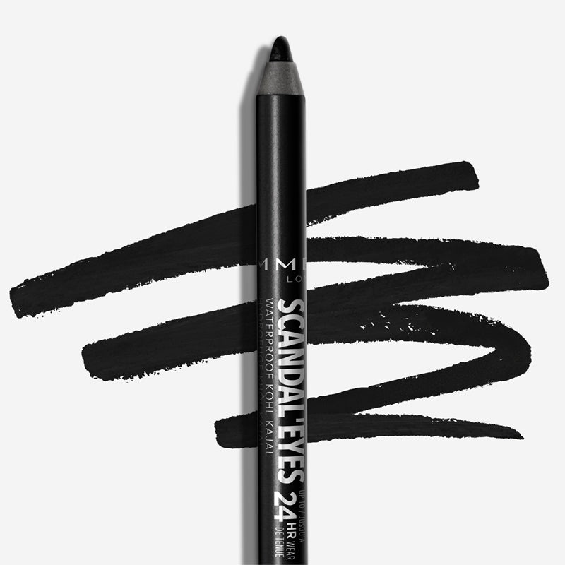 RIMMEL LONDON SCANDALEYES kohl kajal waterproof #001-black