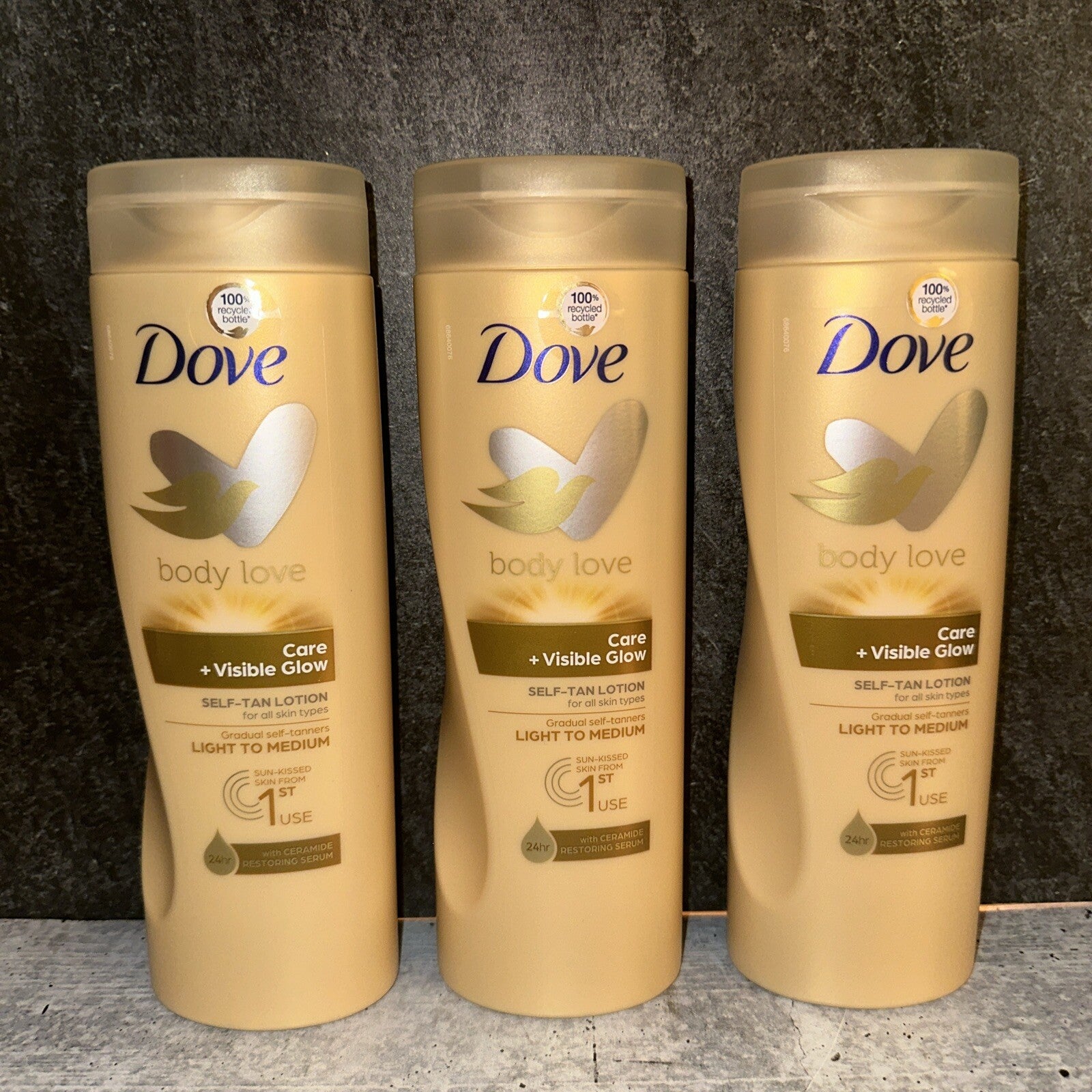 DOVE VISIBLE GLOW Lozione Autoabbronzante Corpo Media 400ml