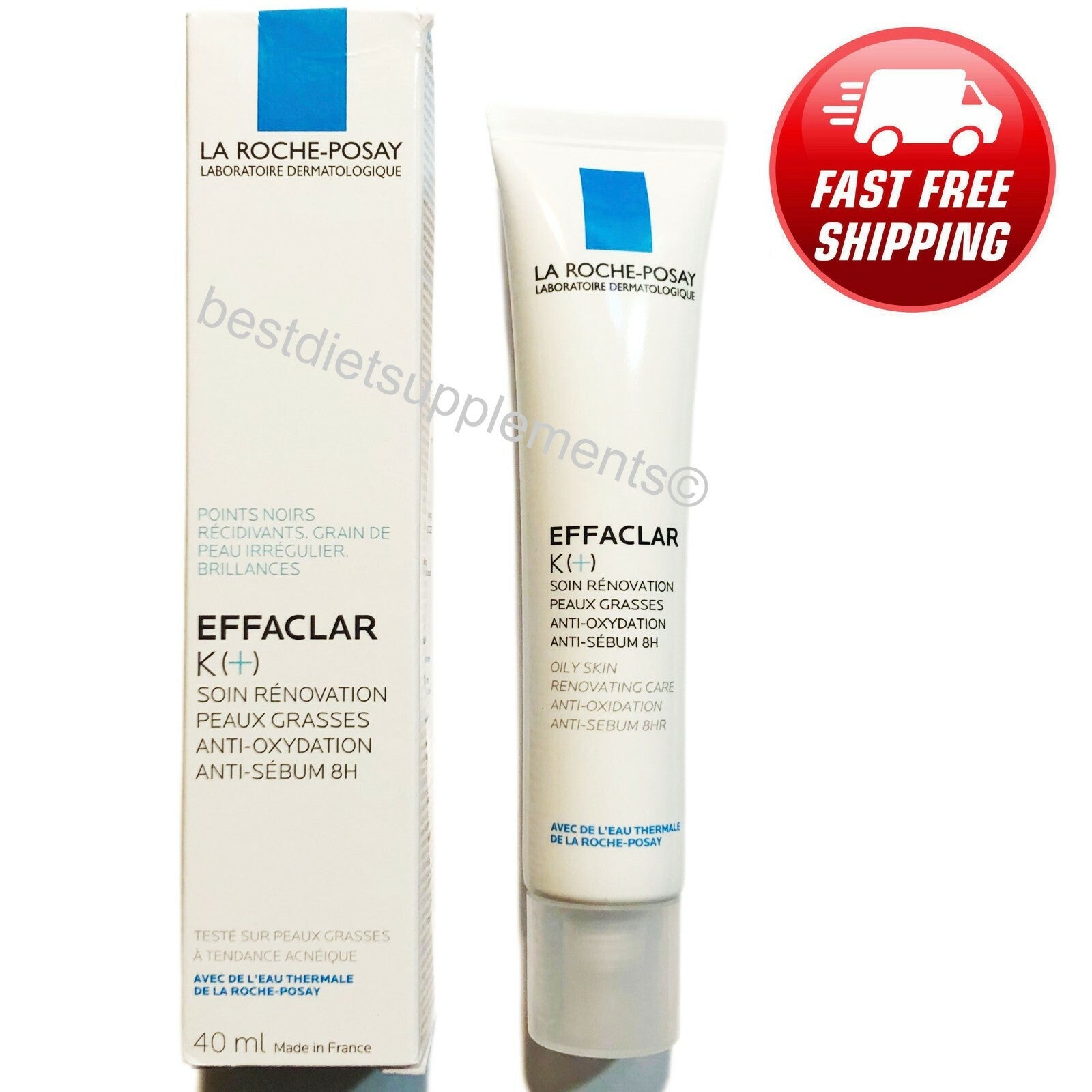 LA ROCHE POSAY EFFACLAR K (+) trattamento correttivo rinnovatore, antiossidante e anti-sebo 40 ml